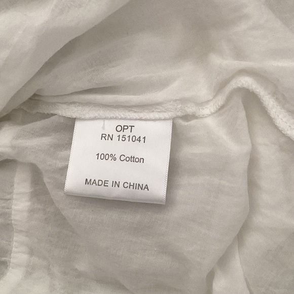 Elegant White Puff Sleeve Midi Dress - Picture 3 of 5